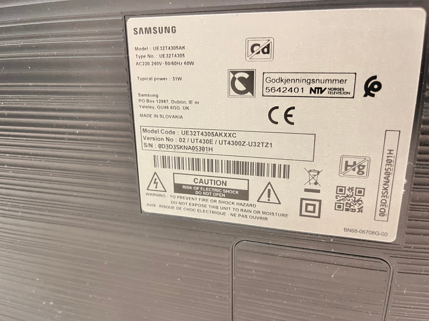 Samsung 32 pulgadas