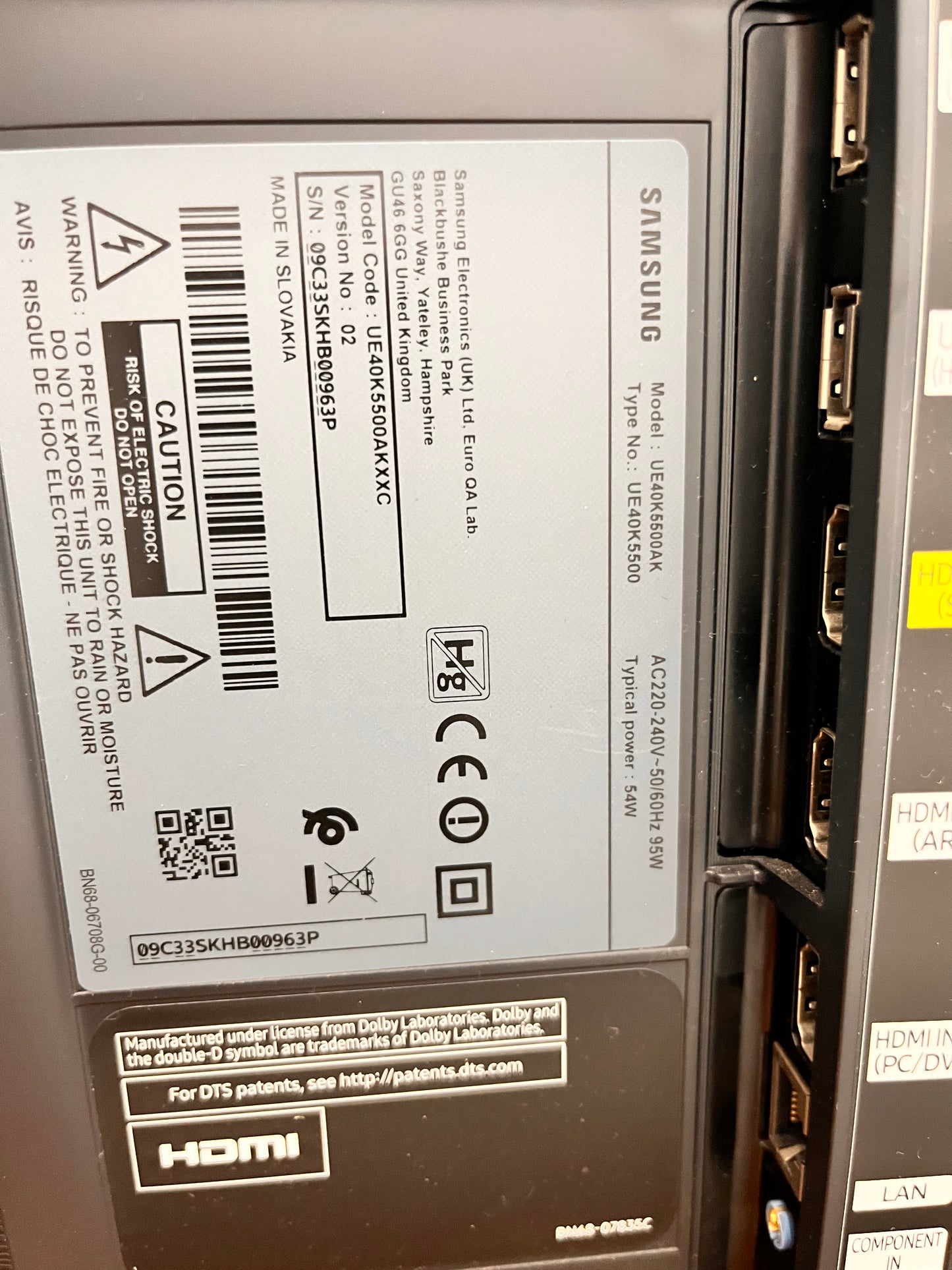 Samsung 40 pulgadas