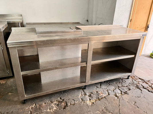 Mueble contramostrador 215x60x10