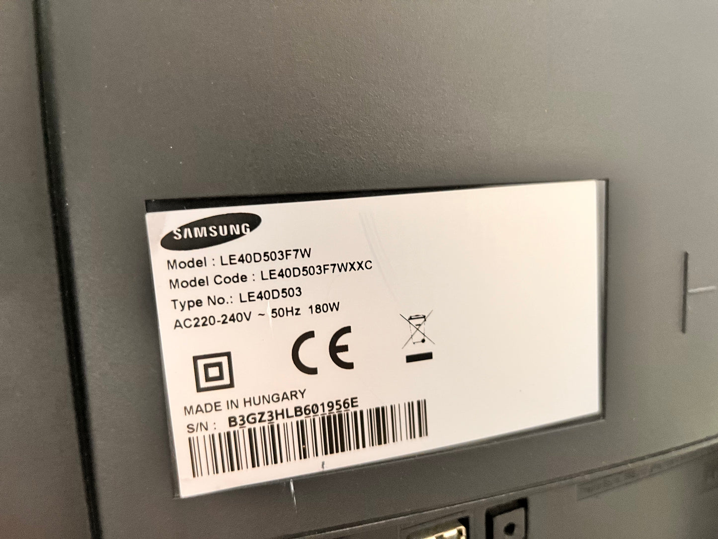 Samsung 40 pulgadas sin Internet