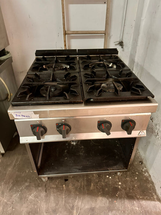 Cocina 4 fuegos Bertos 80x90x85
