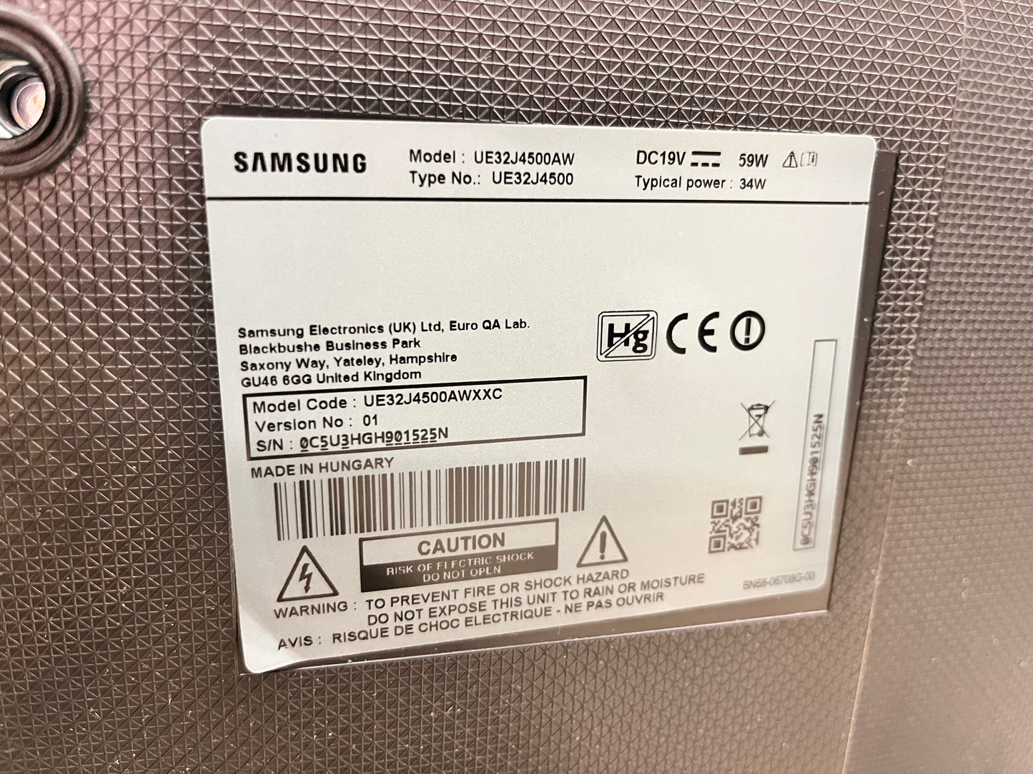 Samsung 32 pulgadas