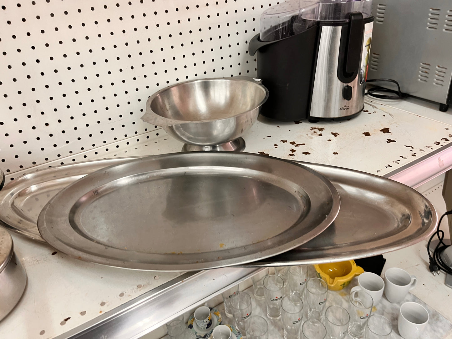 Bandeja acero inox