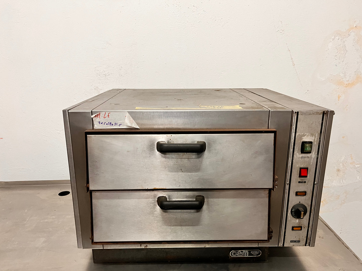 Horno pizza 75x60x50