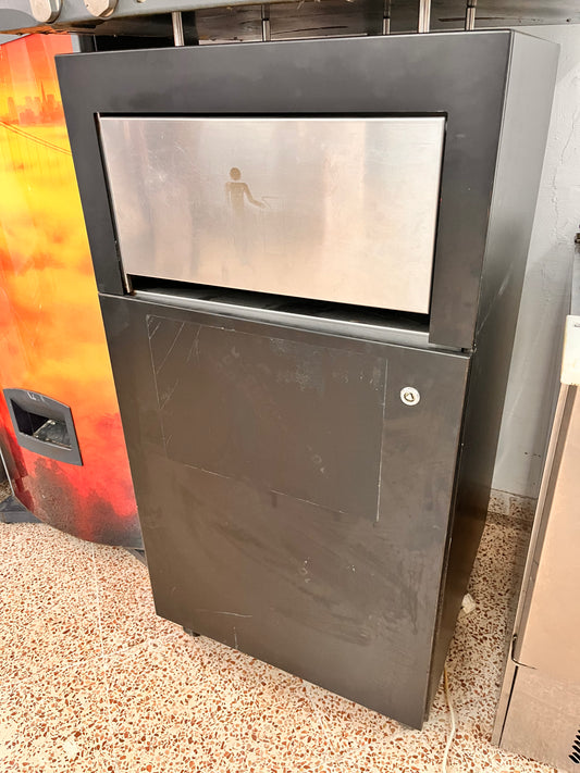 Cubo basura ruedas 60x60x120